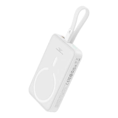 Powerbank Baseus Magnetic Mini 10000mAh, Lightning 20W MagSafe (hvit)