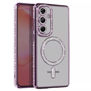 Diamond bling MagSafe deksel Samsung Galaxy A16 5G - Purple