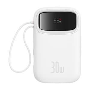 Baseus QPow 2 10000mAh 30W powerbank (hvit)