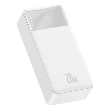 Powerbank Baseus Bipow 30000mAh, 20W (hvit)