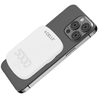 MAGPB5000PRO PowerBank 10W MagSafe trådløs lading 5000mAh Hvit