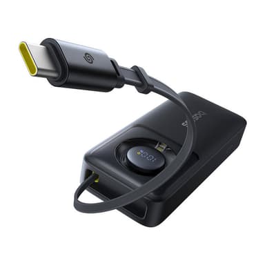 Powerbank Baseus OS Free2Pull 10000mAh 30W +kabel (svart)