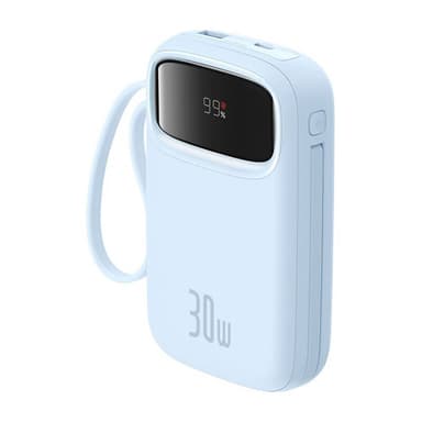 Powerbank Baseus QPow 2 10000mAh 30W 2xUSB-C (blå)