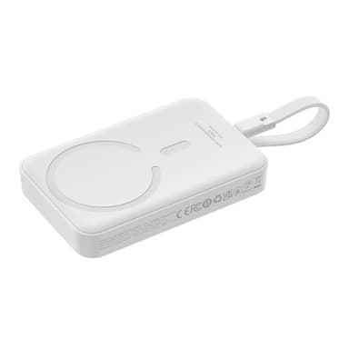 Powerbank Baseus Magnetic Mini 10000mAh, USB-C 30W MagSafe (hvit)