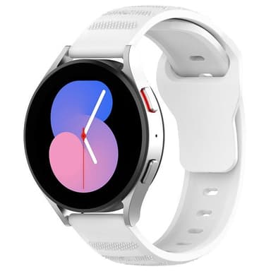 Silikonarmbånd til Samsung Galaxy Watch 7 22mm - Hvit