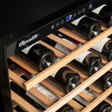 Climadiff vinskap CBU51S2B (integrert) 51 flasker
