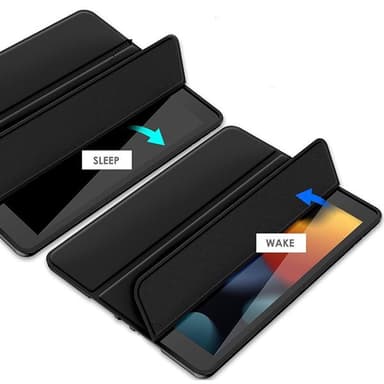 Trifold Deksel med stativ til iPad 10 10,9"" - Svart
