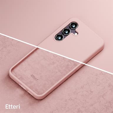 Etteri Silikonveske for Samsung Galaxy S24 Plus - Rosa