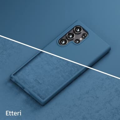 Etteri Silikonveske for Samsung Galaxy S24 Ultra - Mørkeblå
