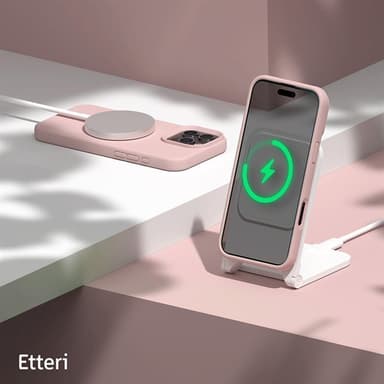 Etteri Silikonskall for iPhone 16 Pro Max - Rosa