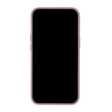 Rosa Skinn-look MagSafe-bakdeksel til iPhone 15 Plus – Elegant og Beskyttende