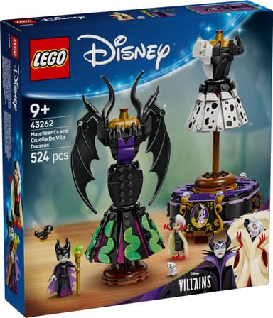 LEGO Disney Villains Maleficents og Cruella De Vils kjoler 43262