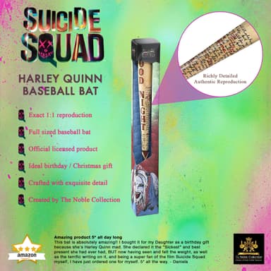 Noble Collection DC balltre (Harley Quinn)