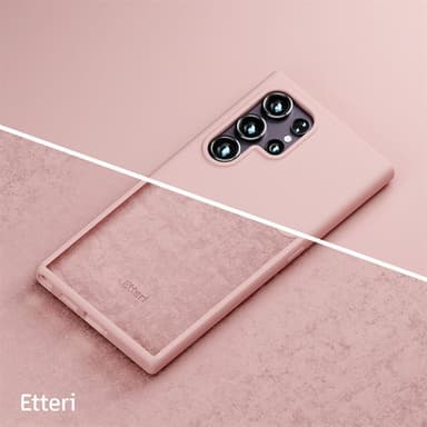 Etteri Silikonveske for Samsung Galaxy S24 Ultra - Rosa