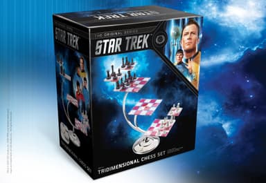 Noble Collection Star Trek sjakksett (3D-sjakk)