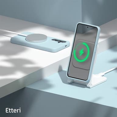 Etteri Silikonveske for Samsung Galaxy S24 Plus - Lyseblå