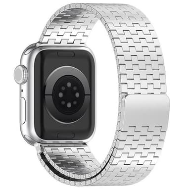 Metallarmbånd med magnet til Apple Watch 38/40/41 mm - Sølv