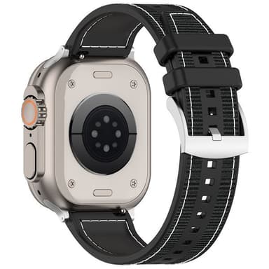 Armbånd til Apple Watch Series 9 4244/45/49 mm - Svart