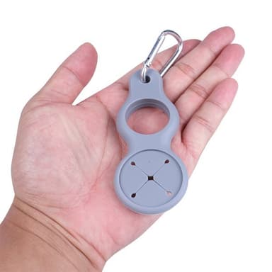 Flaskeholder med karabinkrok i slitesterk silikon