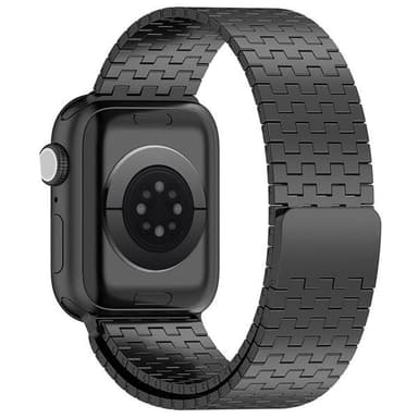 Metallarmbånd med magnet til Apple Watch 38/40/41 mm - Svart