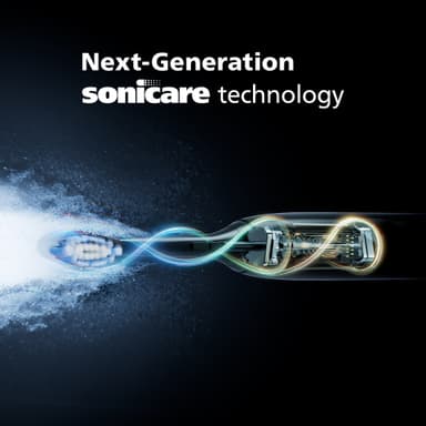Philips Sonicare Series 7100 elektrisk tannbørste HX7429/02 (sort/hvit)