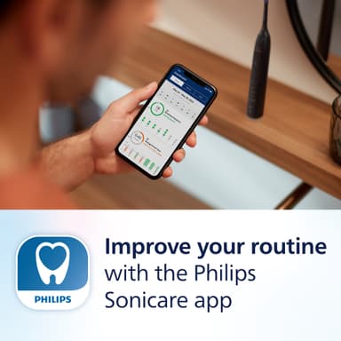 Philips Sonicare Series 7100 elektrisk tannbørste HX7429/02 (sort/hvit)