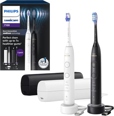 Philips Sonicare Series 7100 elektrisk tannbørste HX7429/02 (sort/hvit)