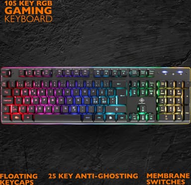 Deltaco Gaming RGB-tangentbord