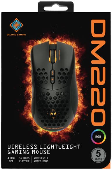 Deltaco DM220 trådløs gamingmus