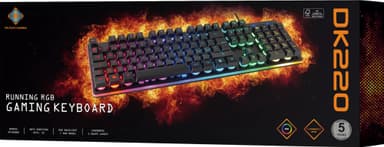 Deltaco Gaming RGB-tangentbord
