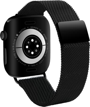 Sandstrøm Apple Watch mesh-rem 42-49 mm (sort)