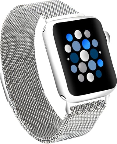 Sandstrøm Apple Watch mesh-rem 38-42 mm (sølv)
