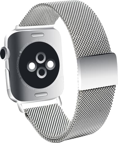 Sandstrøm Apple Watch mesh-rem 38-42 mm (sølv)