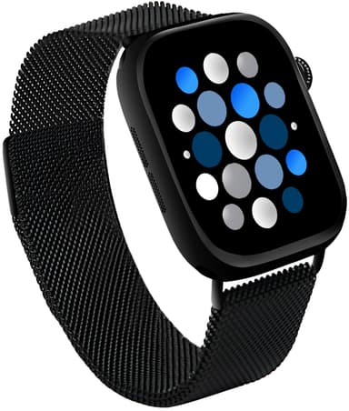 Sandstrøm Apple Watch mesh-rem 38-42 mm (sort)