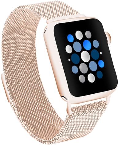 Sandstrøm Apple Watch mesh-rem 38-42 mm (rose gold)