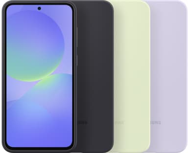 Samsung Galaxy A36 silikondeksel (sort)