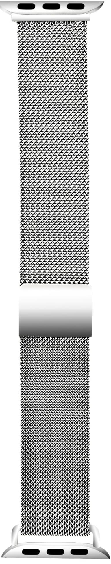 Sandstrøm Apple Watch mesh-rem 38-42 mm (sølv)