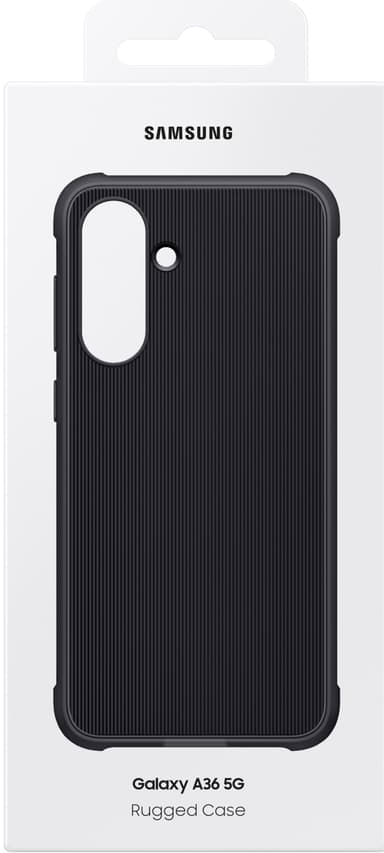 Samsung Galaxy A36 Rugged deksel (sort)