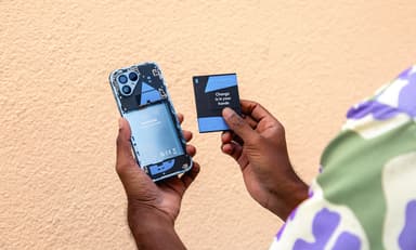 Fairphone 5 5G smarttelefon 8/256GB (gjennomsiktig)