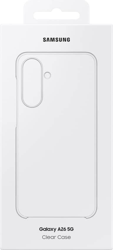 Samsung Galaxy A26 Clear deksel (gjennomsiktig)