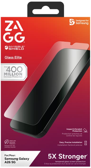 Zagg Glass Elite Samsung Galaxy A26 skjermbeskytter