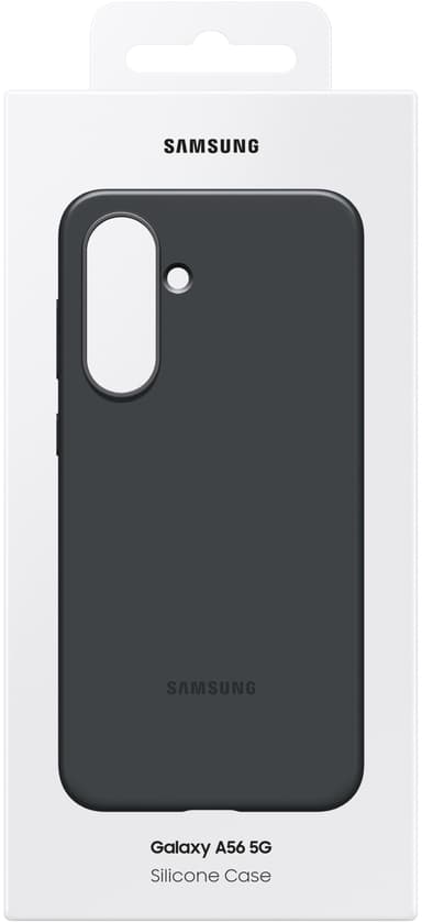 Samsung Galaxy A56 silikondeksel (sort)