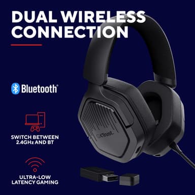 Trust GXT493 Carus trådløst gaming-headset
