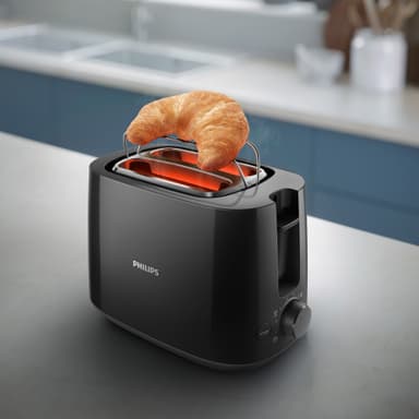 Philips Daily Collection brødrister HD258190 (sort)