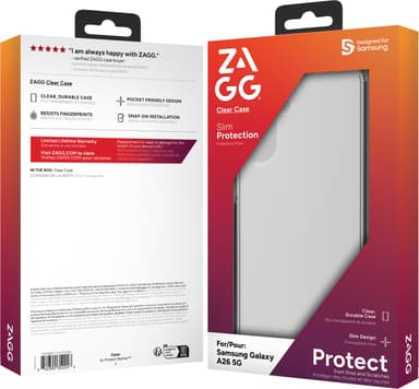 Zagg Samsung Galaxy A26 gjennomsiktig deksel (gjennomsiktig)