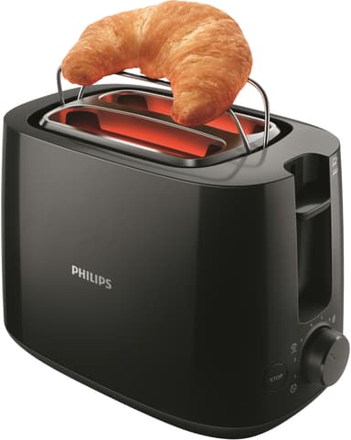 Philips Daily Collection brødrister HD258190 (sort)