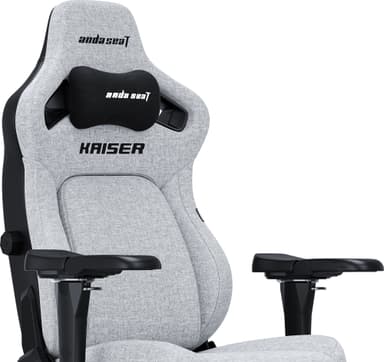 AndaSeat Kaiser 4 Series gamingstol (grått tøy)