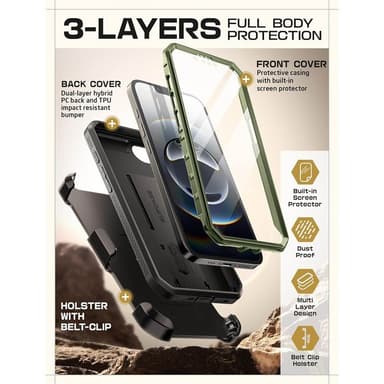 SUPCASE UB Pro deksel iPhone 16e - Guldan