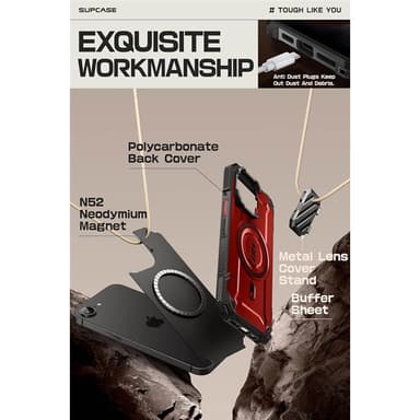 SUPCASE UB Mag XT deksel iPhone 16e - Ruddy