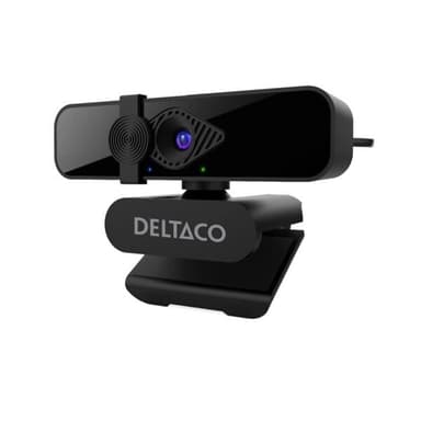 Deltaco Webkamera 2K QHD 30 bilder per sekund 3,7 MP